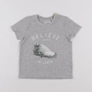 IKKS - tee-shirt gris - 12 mois