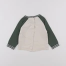 Vertbaudet - tee-shirt beige, vert - 9 mois