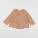 Petit Bateau - blouse marron - 18 mois