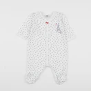 Petit Bateau - pyjama blanc - 3 mois