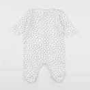 Petit Bateau - pyjama blanc - 3 mois