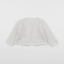 Carrément Beau - gilet blanc, or - 9 mois