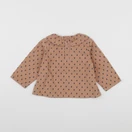 Petit Bateau - blouse marron - 18 mois