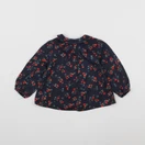 Carrément Beau - blouse bleu - 6 mois