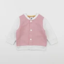 Petit Bateau - sweat imprimé au dos rose, blanc - 6 mois