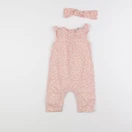 Vertbaudet - combinaison rose - 6 mois