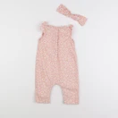 Vertbaudet - combinaison rose - 6 mois