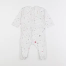 Zara - pyjama coton blanc - 6/9 mois