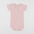 Petit Bateau - body à col rose - 18 mois