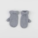 Vertbaudet - moufles gris, argent - 4/5 ans