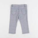 Vertbaudet - pantalon bleu - 12 mois
