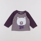 Vertbaudet - tee-shirt violet - 18 mois