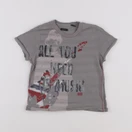 IKKS - tee-shirt gris - 2 ans