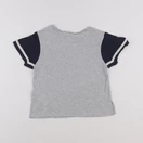 IKKS - tee-shirt bleu, gris - 8 ans