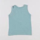 Petit Bateau - maillot de corps bleu - 4 ans