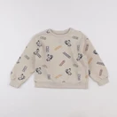 Vertbaudet - sweat beige - 5 ans
