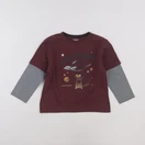 Vertbaudet - tee-shirt gris, rouge - 6 ans
