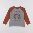 Vertbaudet - tee-shirt gris - 6 ans