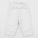 Jacadi - pantalon doublé blanc - 12 mois