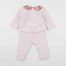 Jacadi - ensemble rose - 12 mois