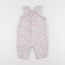 Jacadi - combinaison doublé, liberty rose - 12 mois