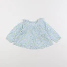 Jacadi - blouse liberty bleu - 12 mois