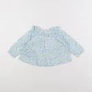 Jacadi - blouse liberty bleu - 12 mois