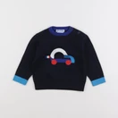 Jacadi - pull bleu - 12 mois