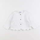 Jacadi - sweat blanc - 12 mois