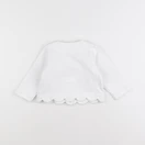 Jacadi - sweat blanc - 12 mois