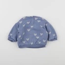 Tape à l'oeil - sweat bleu - 6 mois