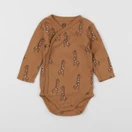 La Redoute - body marron - 6 mois