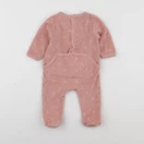 Vertbaudet - pyjama velours rose - 6 mois