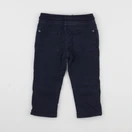 Vertbaudet - pantalon doublé bleu - 24 mois