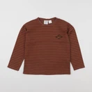 Zara - tee-shirt marron, rouge - 4/5 ans