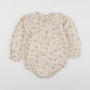 Vertbaudet - body tee-shirt beige - 12 mois