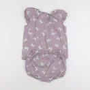 H&M - ensemble violet - 2/3 ans