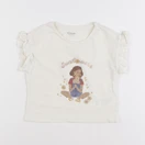 Vertbaudet - tee-shirt blanc - 2 ans