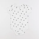 Vertbaudet - body blanc, gris - 3 ans