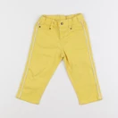 Petit Bateau - pantalon jaune - 12 mois