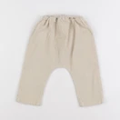 Cyrillus - sarouel beige - 12 mois