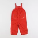 Petit Bateau - salopette rouge - 12 mois