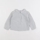Gocco - chemise blanc, gris - 12/18 mois