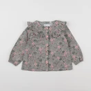 Vertbaudet - blouse gris, rose - 2 ans