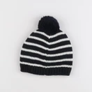 Petit Bateau - bonnet blanc, bleu - 3/4 ans