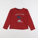 Okaidi - tee-shirt rouge - 10 ans