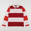 Jacadi - polo rouge, blanc - 12 ans