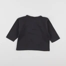 Petit Bateau - tee-shirt gris - 12 mois