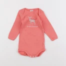 Petit Bateau - body rose - 6 mois