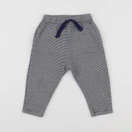 Petit Bateau - jogging bleu, blanc - 12 mois